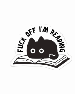 Introvert Bookworm Cat