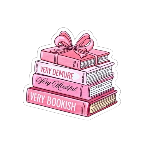 Very Bookish Waterproof Vinyl Sticker